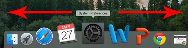 Réorganisez les applications sur le dock OS X.
