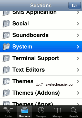 Cydia-Système