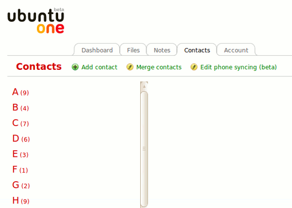 ubuntuone-contact