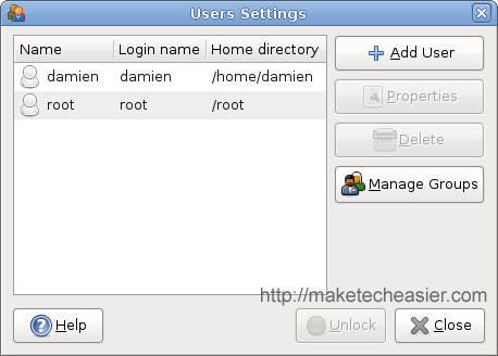 Ubuntu-users-settings