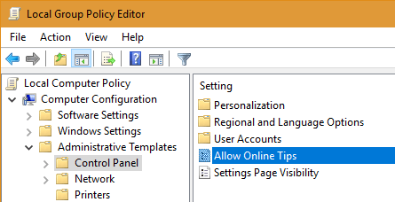remove-tips-from-settings-app-win10-open-policy