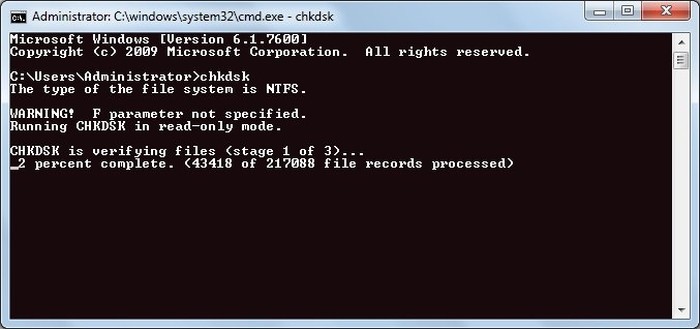 réparer-fichier-corrompu-chkdsk-scan