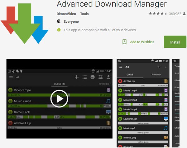 android-advanced-download-manager