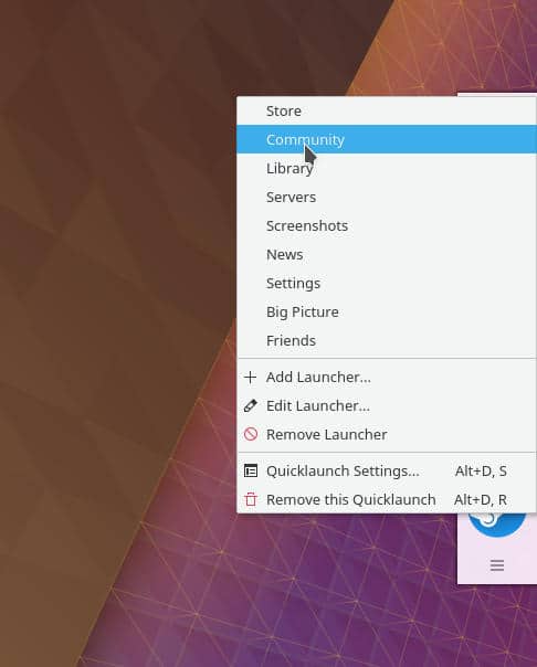 Listes de raccourcis KDE Plasma