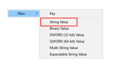 win10-check-for-updates-create-new-string-value