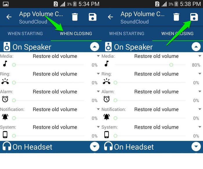 Android-App-Volume-Manager-save-changes