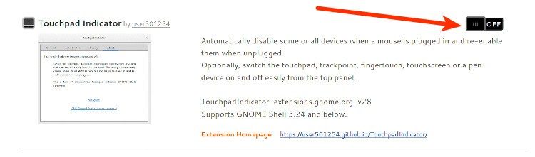 gnome-touchpad-indicateur
