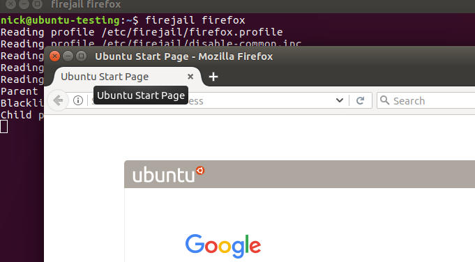 Firejail sur Linux