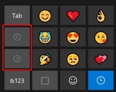 windows-10-emoji-flèches
