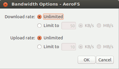 aerofs-bandwidth-limit