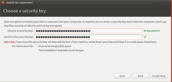 Ubuntu-encrypt-choisir-clé-de-sécurité