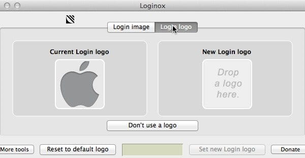 Modifiez le logo de connexion sur votre Mac avec Loginox.