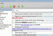 QTodoTxt - Un client GUI todo.txt pour Linux