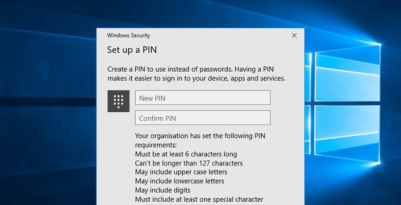 Comment activer la complexité du code PIN dans Windows 10