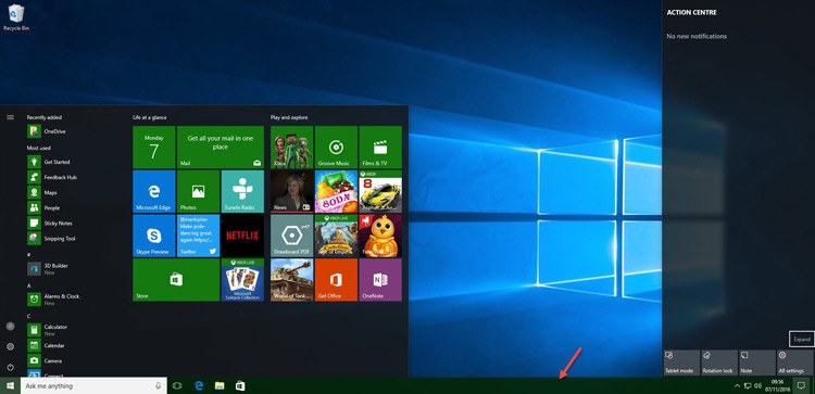 win10-accent-color-taskbar-accent-color-applied-to-taskbar-only