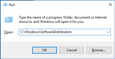 réparer la commande d'exécution de mise à jour de Windows update win