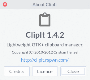 linux-clipboard-clipit