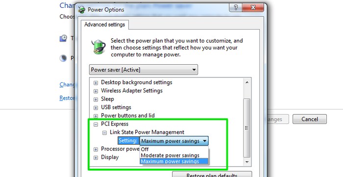 Tweak-Windows-Power-Options-PCI-Express
