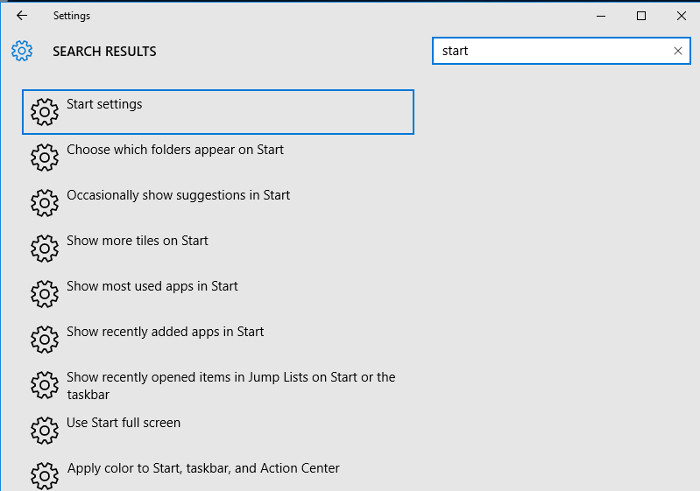 windows10-annonces-paramètres-écran de démarrage