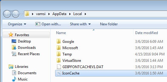 reconstruire-icon-cache-delete-iconcache-file