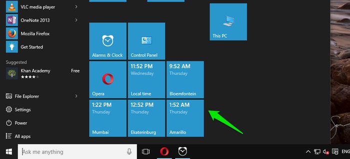 Ajouter-horloges-dans-Windows-10-Time-in-Start-menu