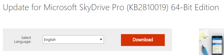 supprimer-skydrive-pro-download-hotfix