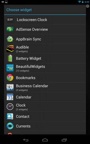 minimaliste-android-widget-list
