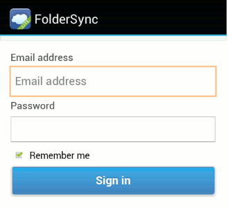 FolderSync-Lite-App-sign-in-to-dropbox-account