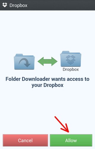 dropbox-dossier-télécharger-autoriser-accès