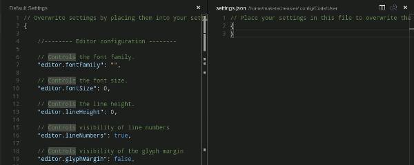 Configuration facile en éditant certains fichiers JSON.