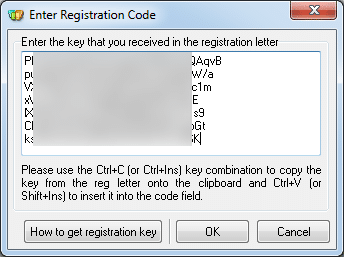 Entrez votre code d'enregistrement de marqueur de dossier.