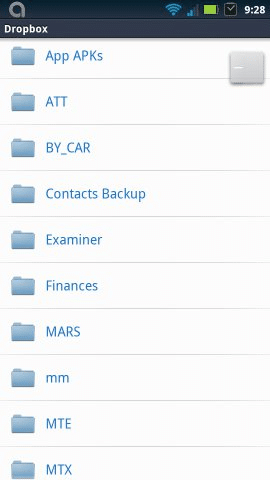 Meilleures applications Android 2011-dropbox