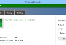 Programmer Windows Defender pour effectuer une analyse complète