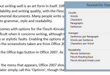 Comment obtenir que Microsoft Word vérifie la lisibilité de votre document