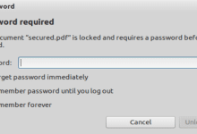 Comment supprimer la protection par mot de passe d'un PDF dans Ubuntu