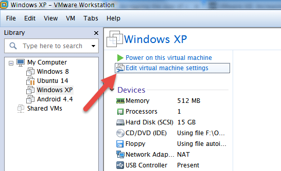 expand-vmware-disk-edit-machine-settings