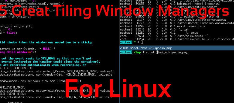 5 grands gestionnaires de fenêtres en mosaïque pour Linux
