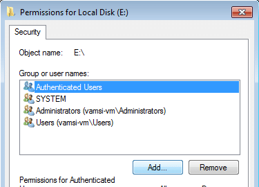 restreindre-l'accès-à-la-partition-cliquer-ajouter-bouton