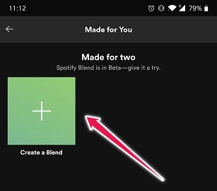 Comment créer une liste de lecture Spotify Blend Créer un mélange