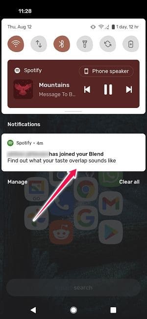 Comment créer une notification de liste de lecture Spotify Blend