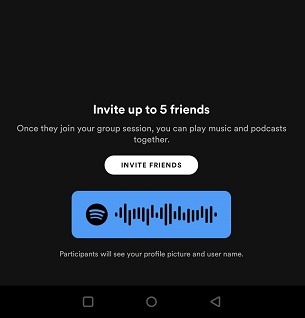 Comment créer une session de groupe de playlist Spotify Blend Envoyer des invitations