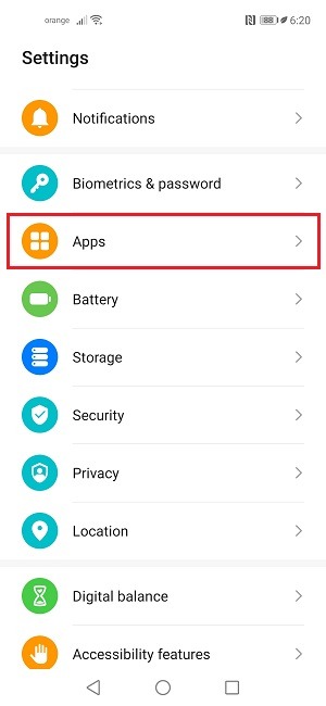 Réparer les paramètres des applications de notifications retardées Huawei