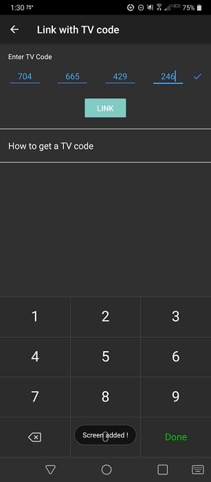 Comment diffuser Youtube depuis votre téléphone vers votre lien PC avec le code TV