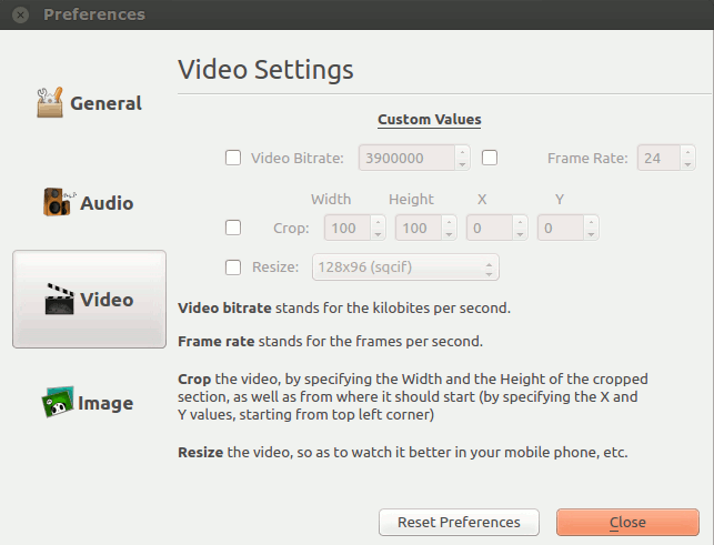 formatjunkie-video-settings
