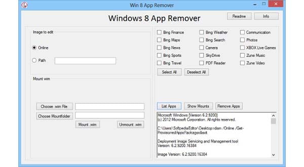 Supprimer les programmes préinstallés Windows 8 - Windows App Remover