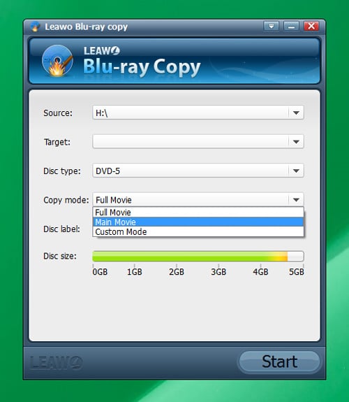 leawo-blu-ray-copy-modes