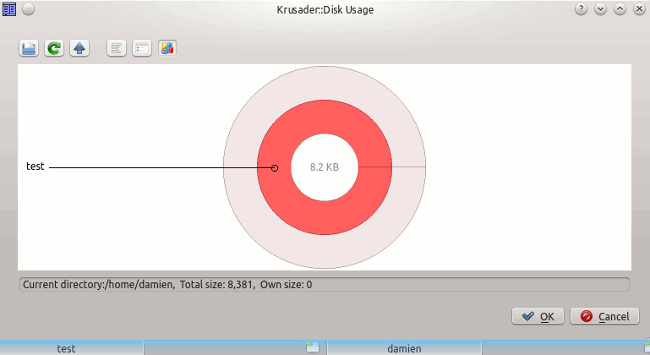Krusader-disk-utilisation