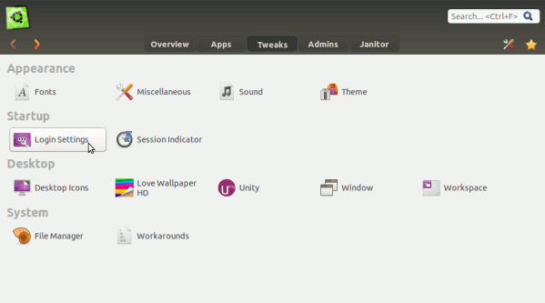 Personnaliser LightDM à l'aide d'Ubuntu Tweak