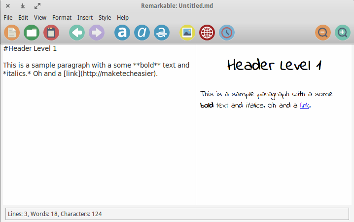 markdown-linux-remarquable