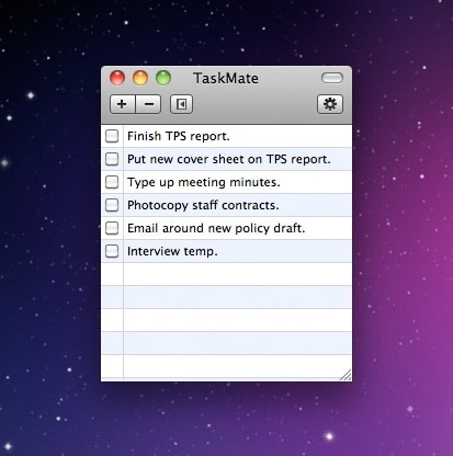 Listes de tâches pour mac - taskmate
